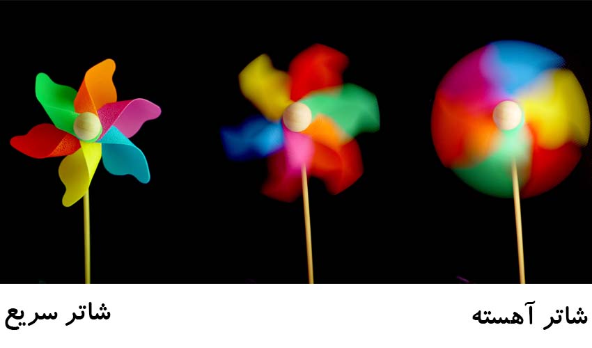 شاتر shutter speed سرعت شاتر