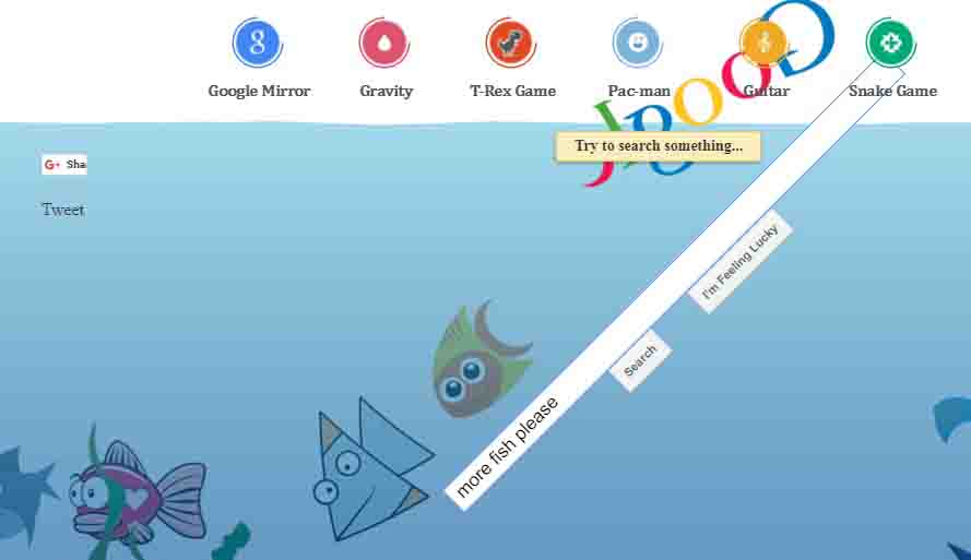 google under water